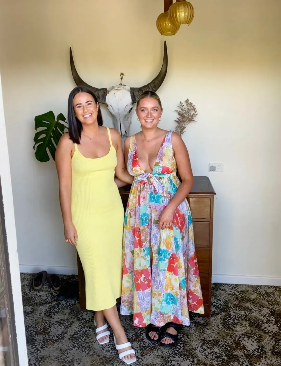 Zimmermann Bells Tie Front Long Dress Size M for rent on The Volte - main image