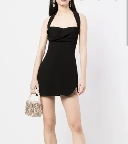 Rachel Gilbert Blaise Mini Dress in Black Size 3/AU12 for rent on The Volte - image 1