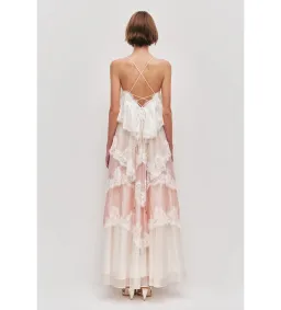 Aje Ophelia Lace Gown in Multi Size AU8 for rent on The Volte - image 3