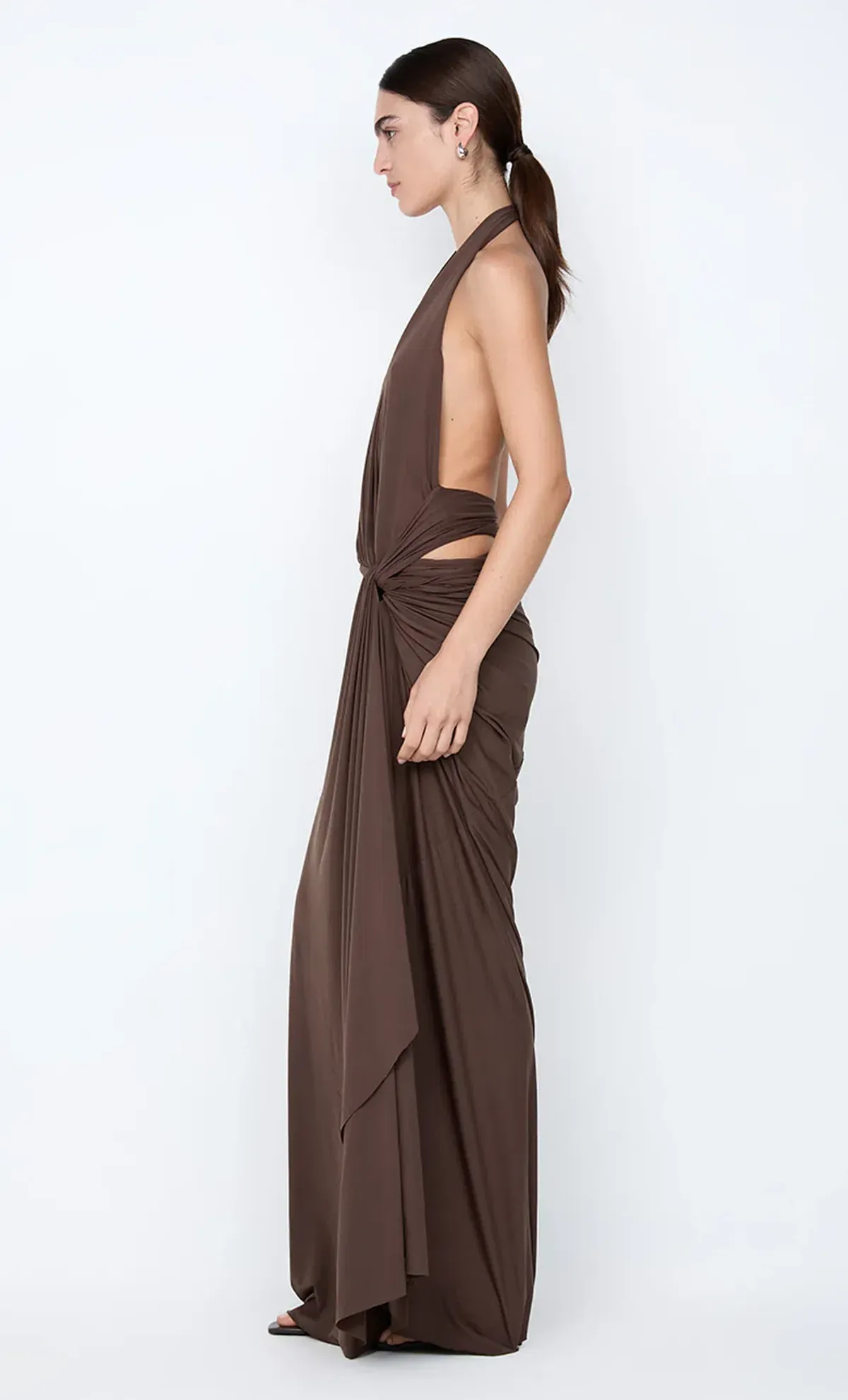 Bec and Bridge Clementine Twist Dress in Milk Chocolate Brown Size 10 - Image 2
