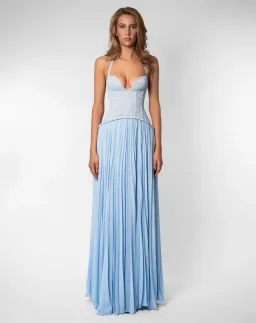 Fenity Gaia Dress Blue for rent on The Volte - image 1