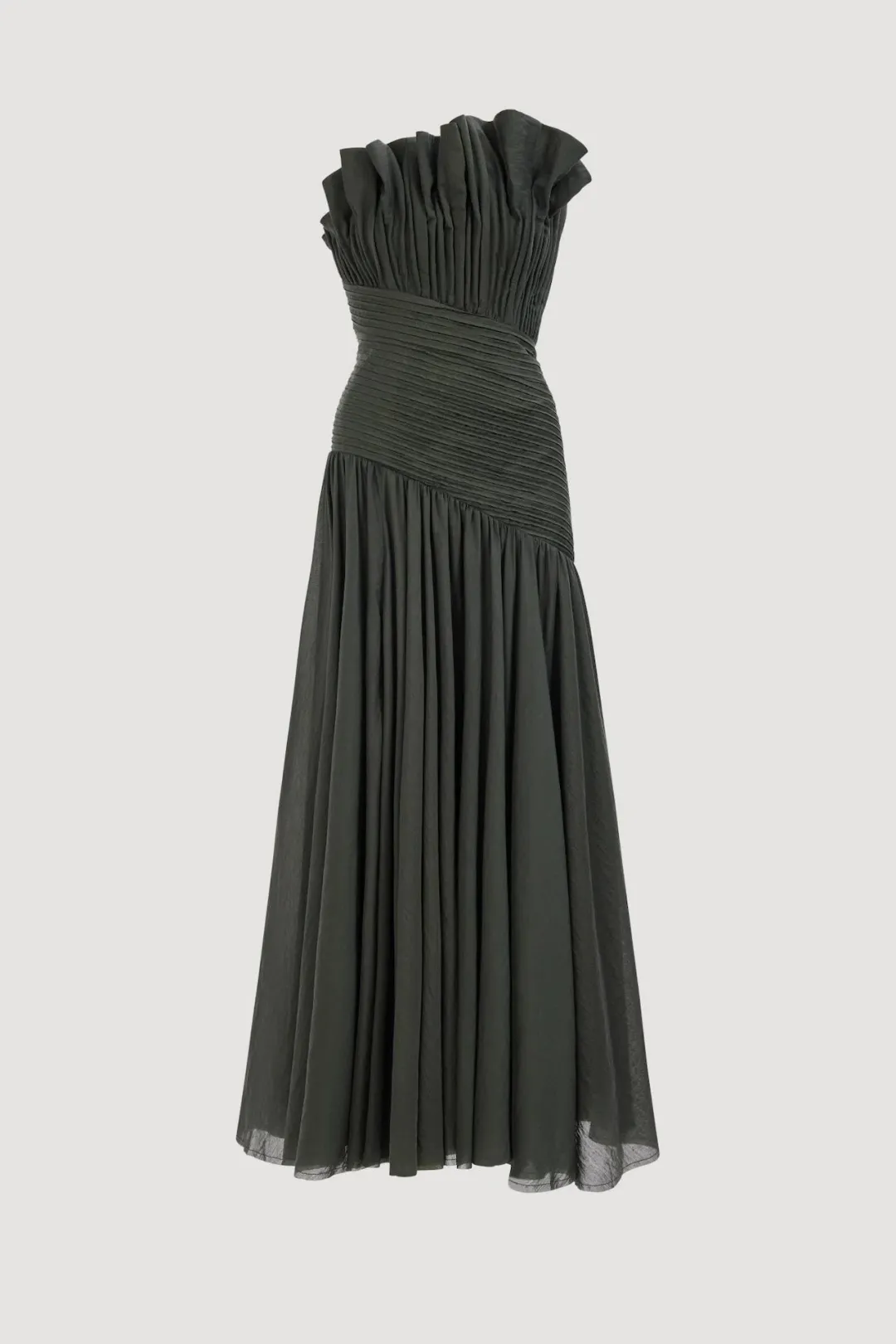 Aje Aquiline Maxi Gown in Hunter Green Size S / AU 8 for rent on The Volte - main image