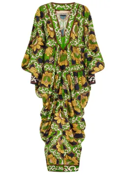Alemais Liana v neck silk midi dress. Size AU16 for rent on The Volte - image 1
