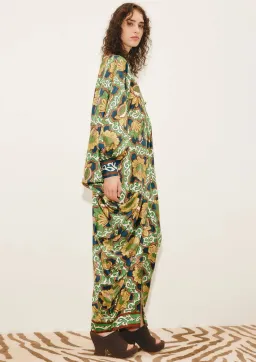Alemais Liana v neck silk midi dress. Size AU16 for rent on The Volte - image 2