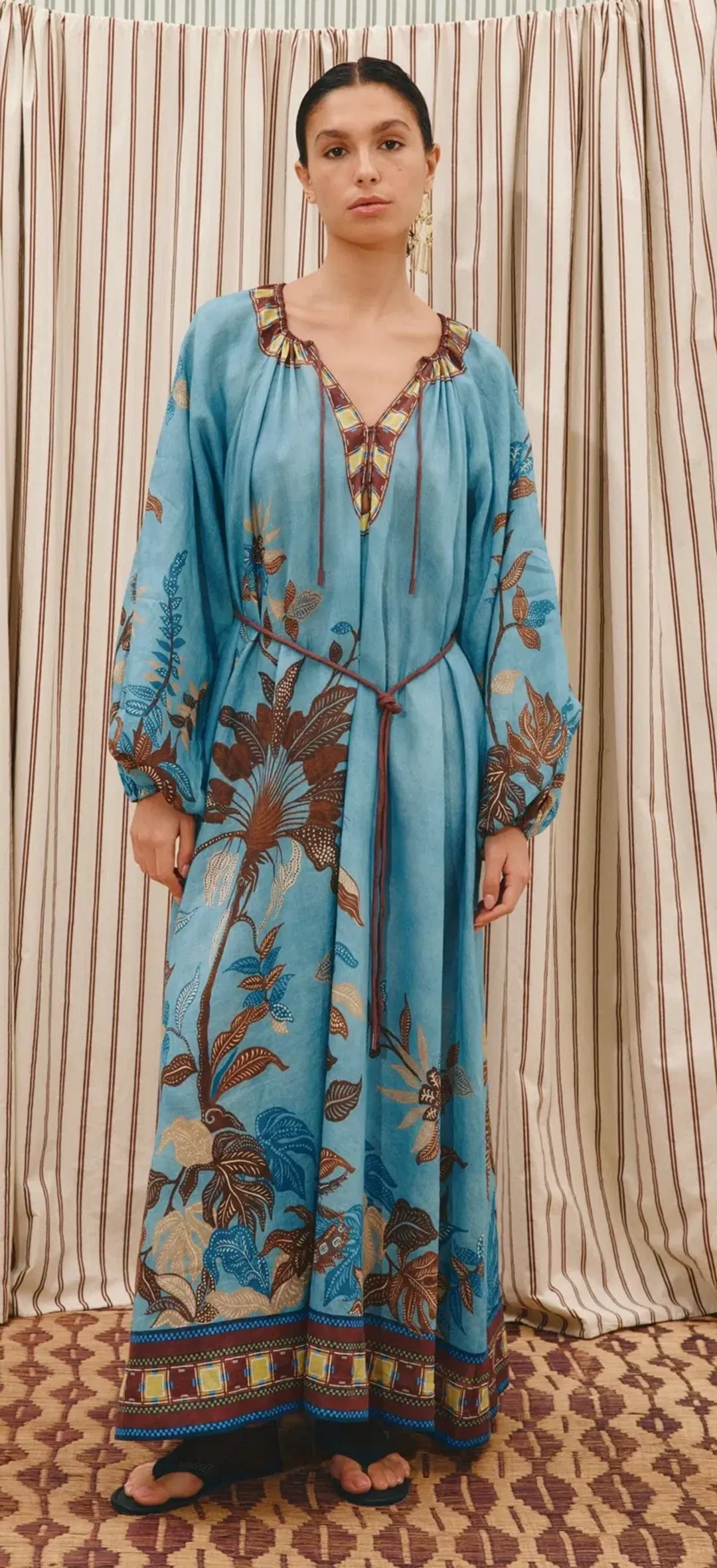 Alemais Georgie pool dress. Size AU16 for rent on The Volte - main image