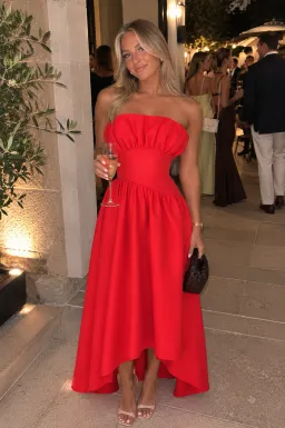 Elliatt Laurel Sleeveless Maxi Dress Red Size 10 for rent on The Volte - image 1