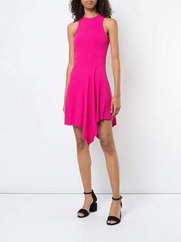 A.L.C Ribbed Flare Dress pink size 8 for rent on The Volte - image 1