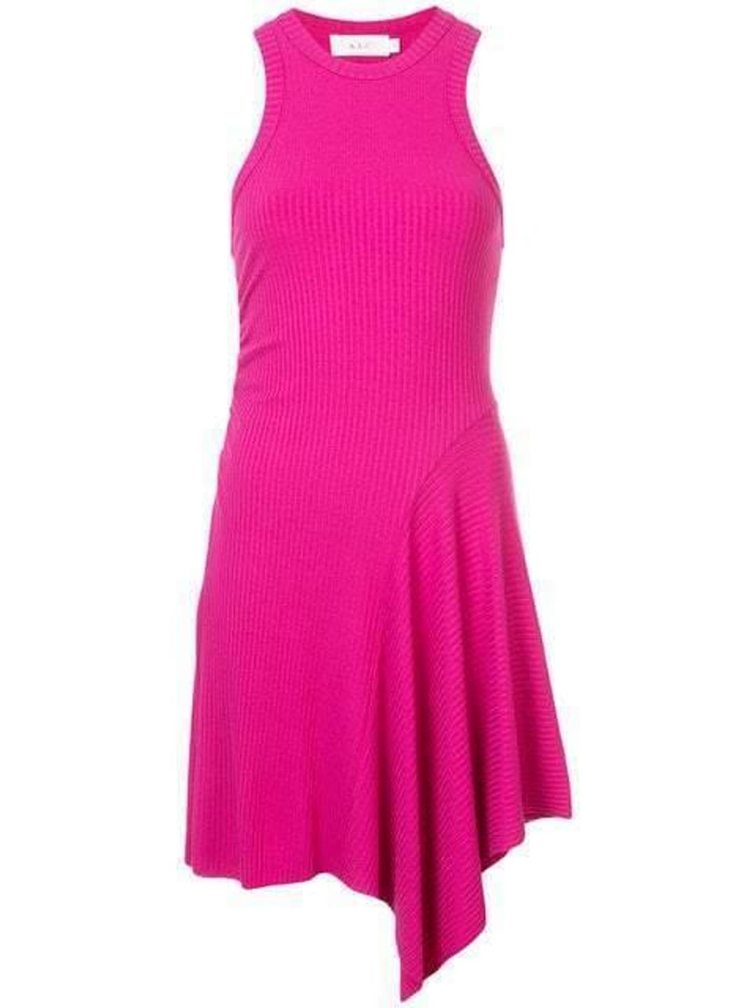 A.L.C Ribbed Flare Dress pink size 8 for rent on The Volte - main image