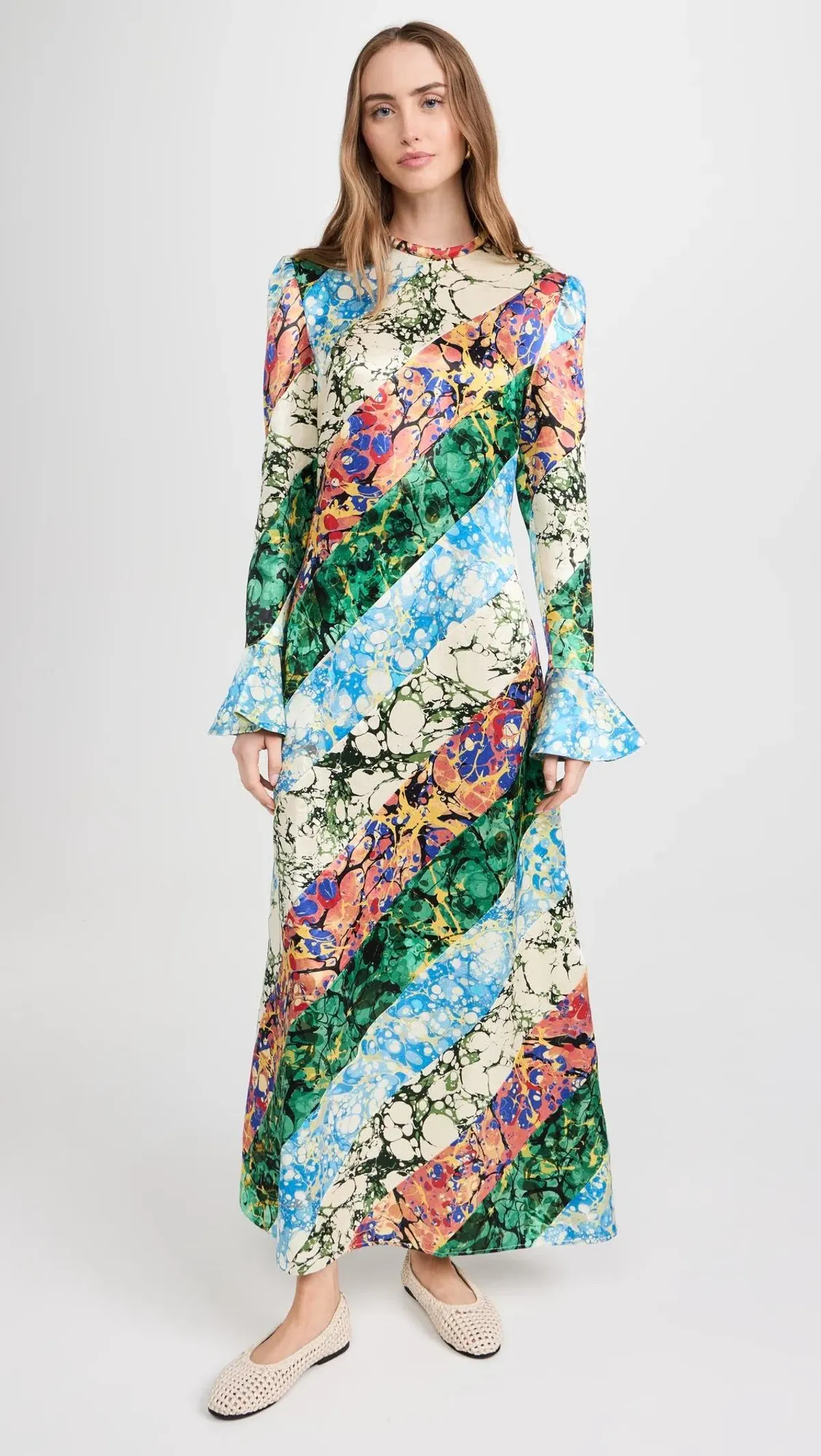 ALEMAIS SUNBURST GOWN SIZE 8 - Image 1