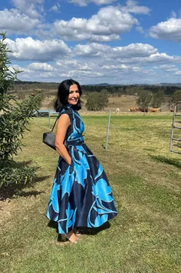 REBECCA VALLANCE AZZURA CUT OUT MIDI DRESS SIZE 8 for rent on The Volte - image 2
