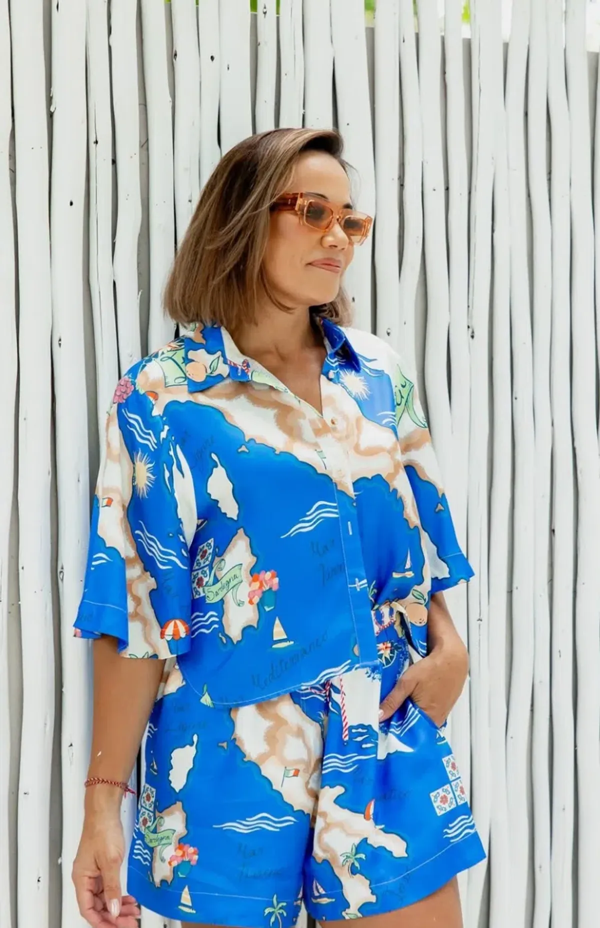 SHEIKE ISLA SHIRT AND SHORT SET - Image 1