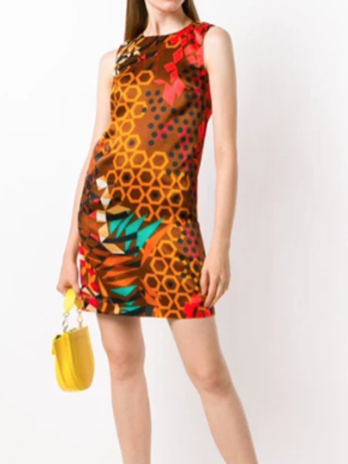 Missoni Silk Geometric Dress size 8 for rent on The Volte - main image