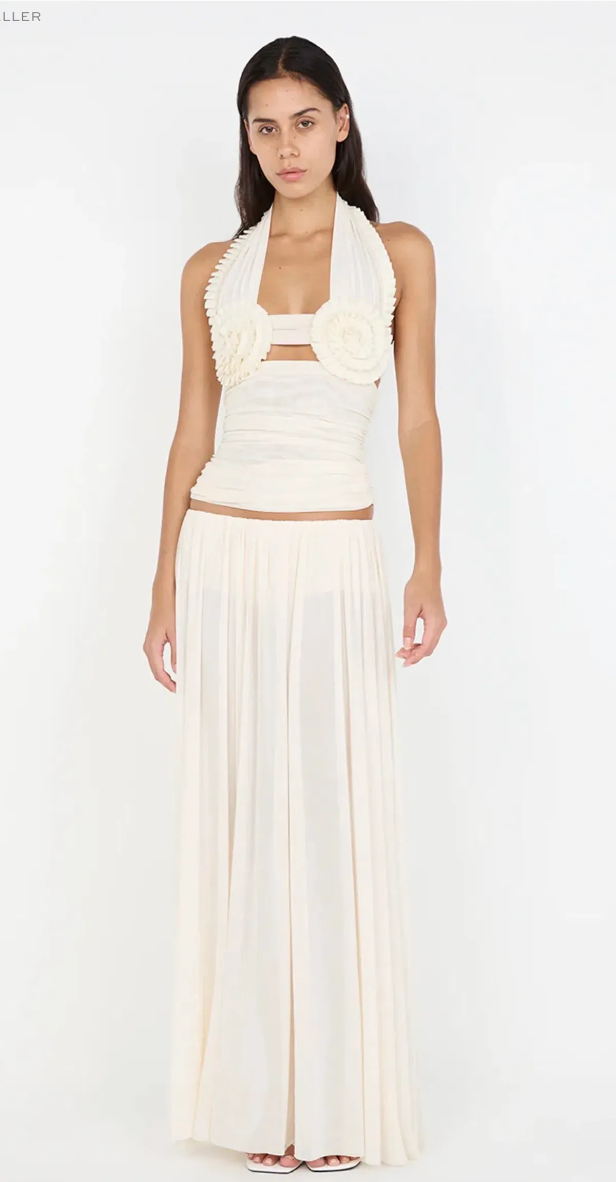 Dante Spiral Halter Top and Camille Maxi Skirt - Image 1