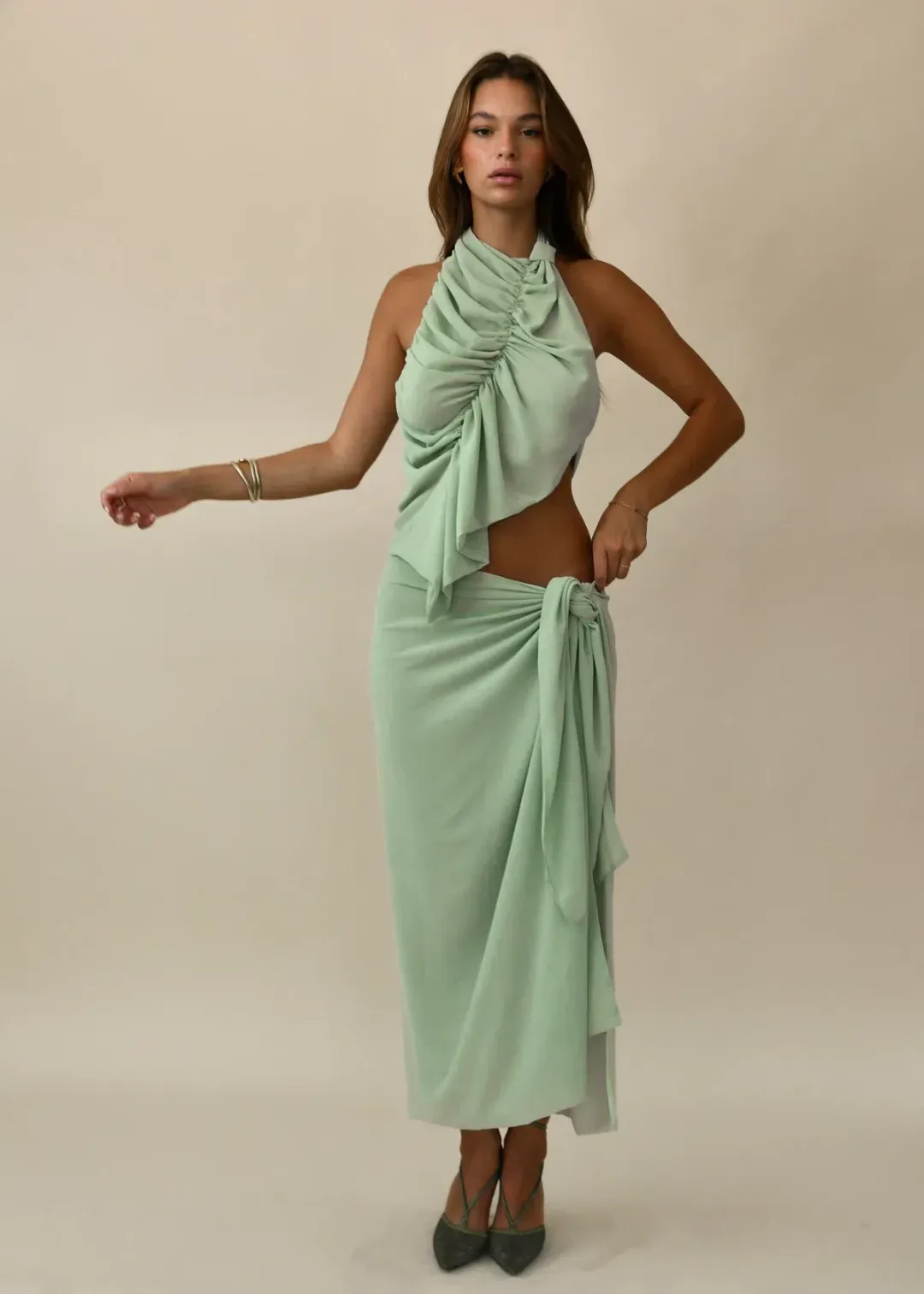 Koster Kulture - Bobbies Set (Pistachio) for rent on The Volte - main image