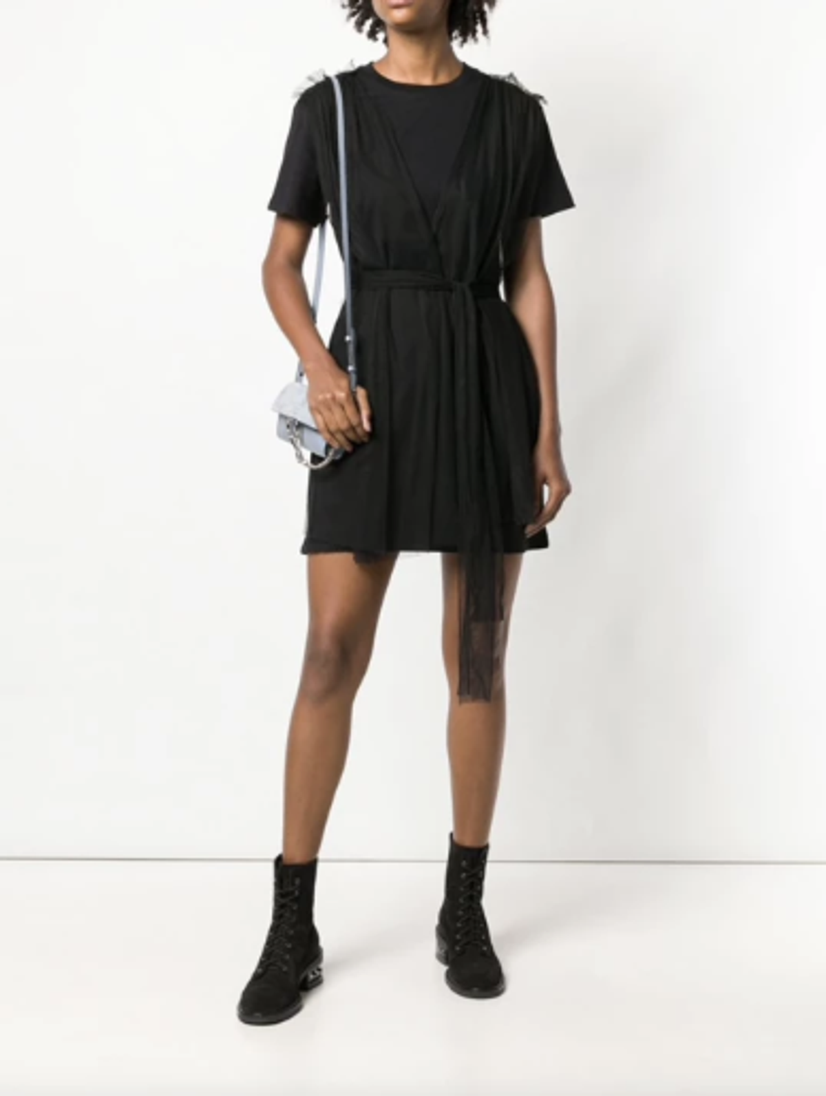 Red Valentino Layered T Shirt Dress size 8 - Image 1