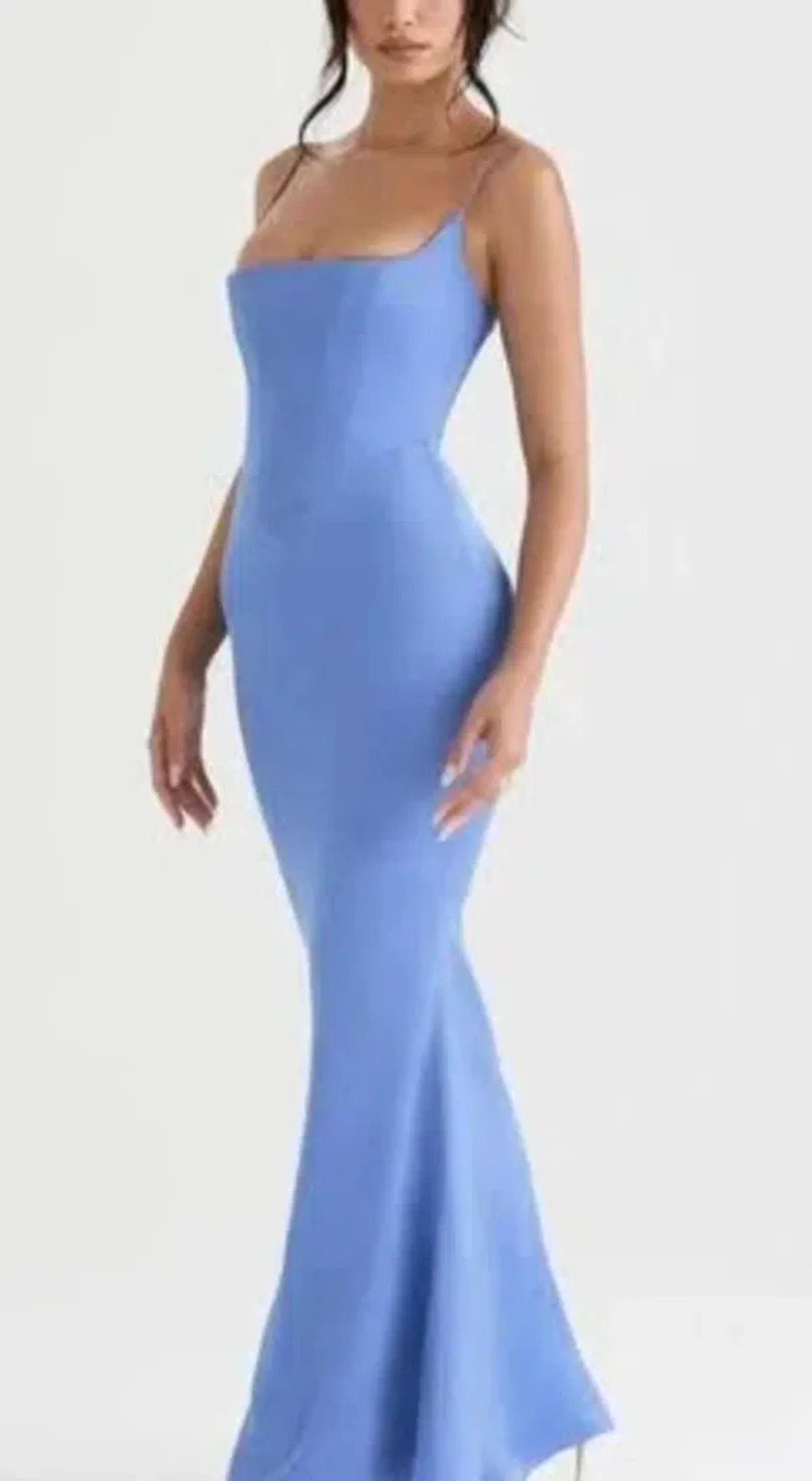 House of CB "OLIVETTE" Periwinkle Blue Corset Gown S BRAND NEW - Image 1