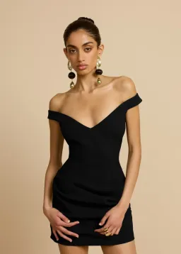 Arcina Ori ARCINA ORI AVERY MINI DRESS BLACK SIZE S / 8 for rent on The Volte - image 2