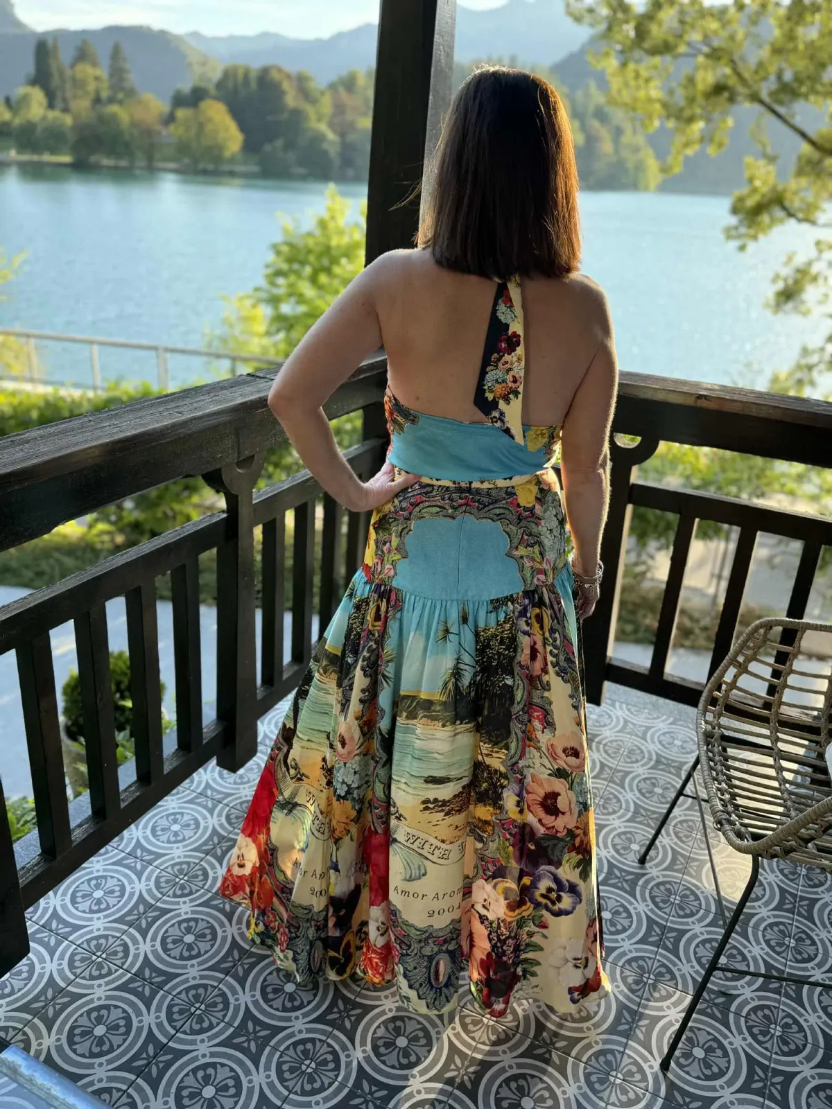 CAMILLA BATHING BOMBSHELL HALTER TOP AND SKIRT SIZE MEDIUM - Image 2