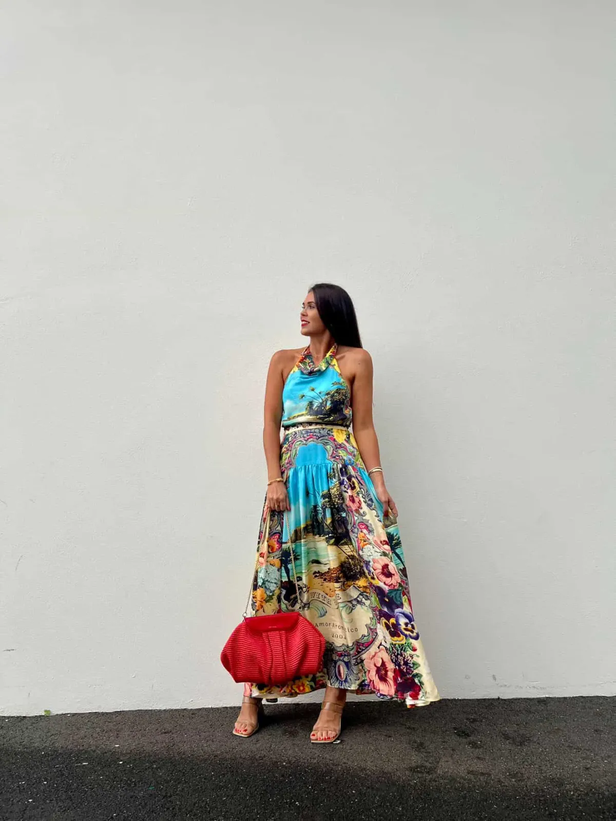 CAMILLA BATHING BOMBSHELL HALTER TOP AND SKIRT SIZE MEDIUM - Image 4