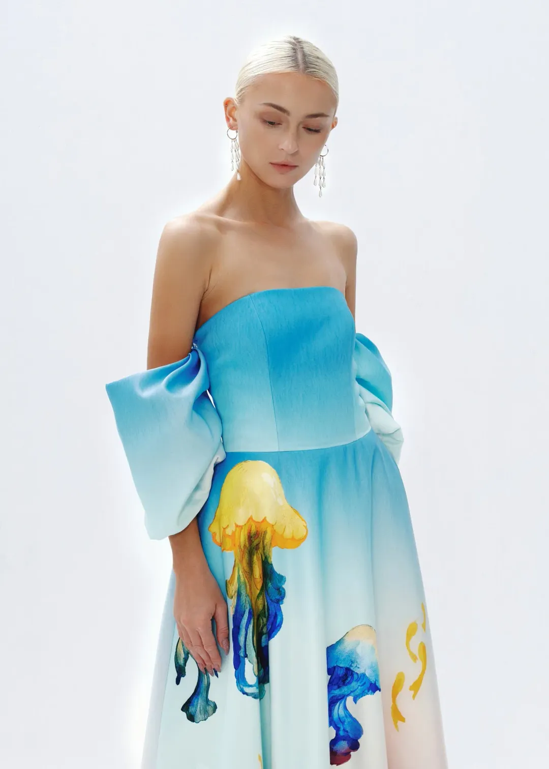 Justin Tong Stephanie Gown Size 12 for rent on The Volte - main image