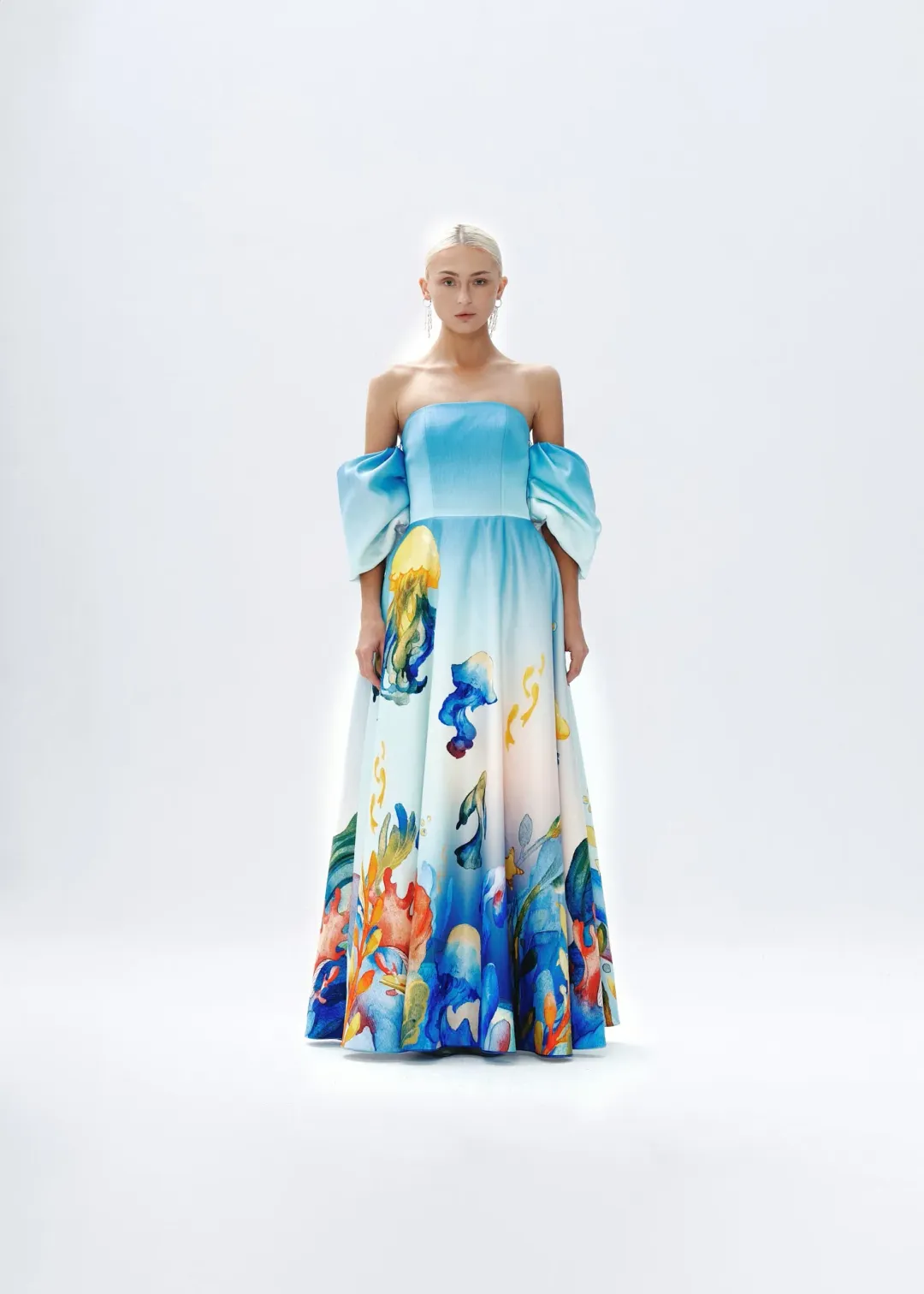 Justin Tong Stephanie Gown Size 12 for rent on The Volte - main image