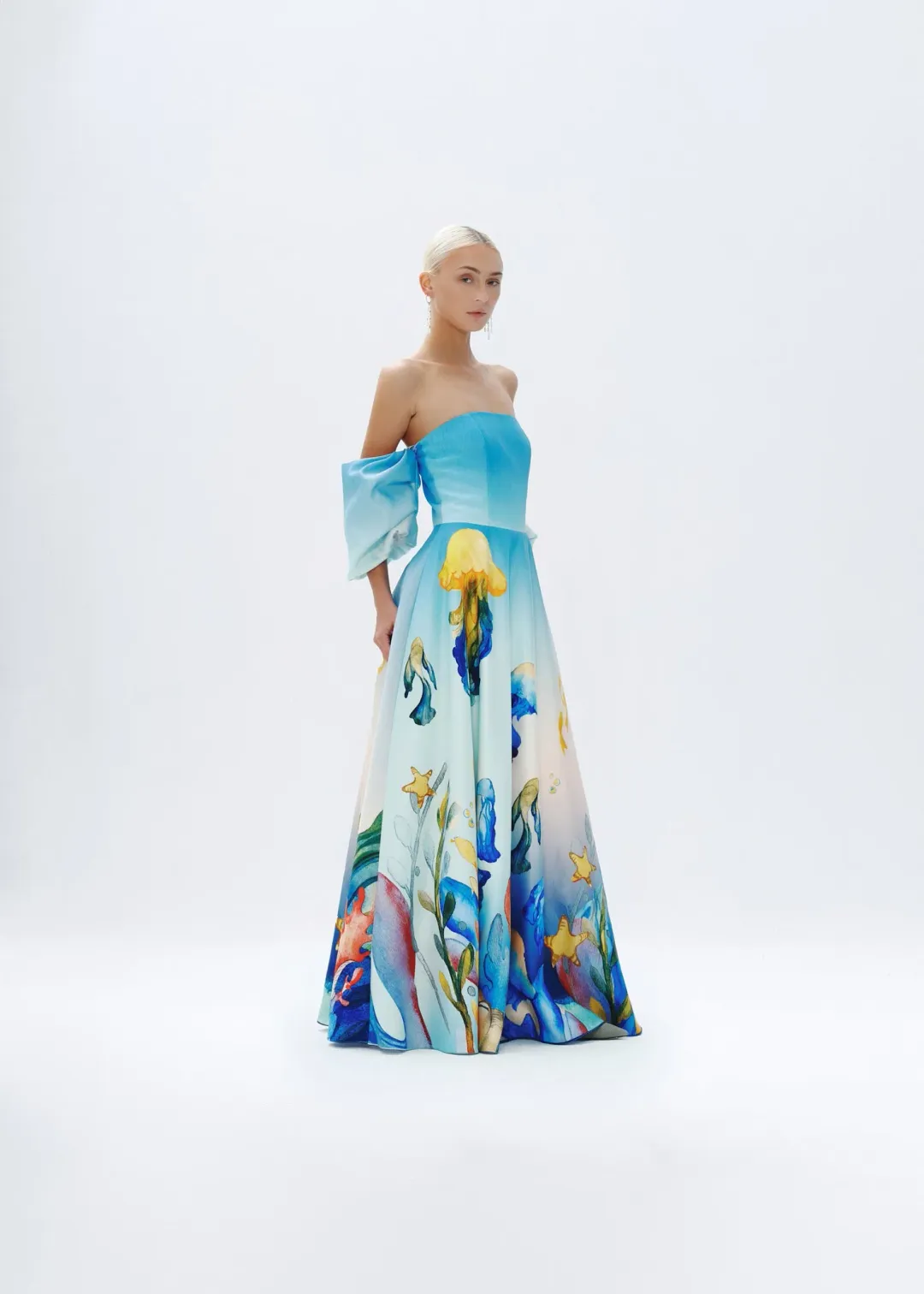 Justin Tong Stephanie Gown Size 12 for rent on The Volte - main image