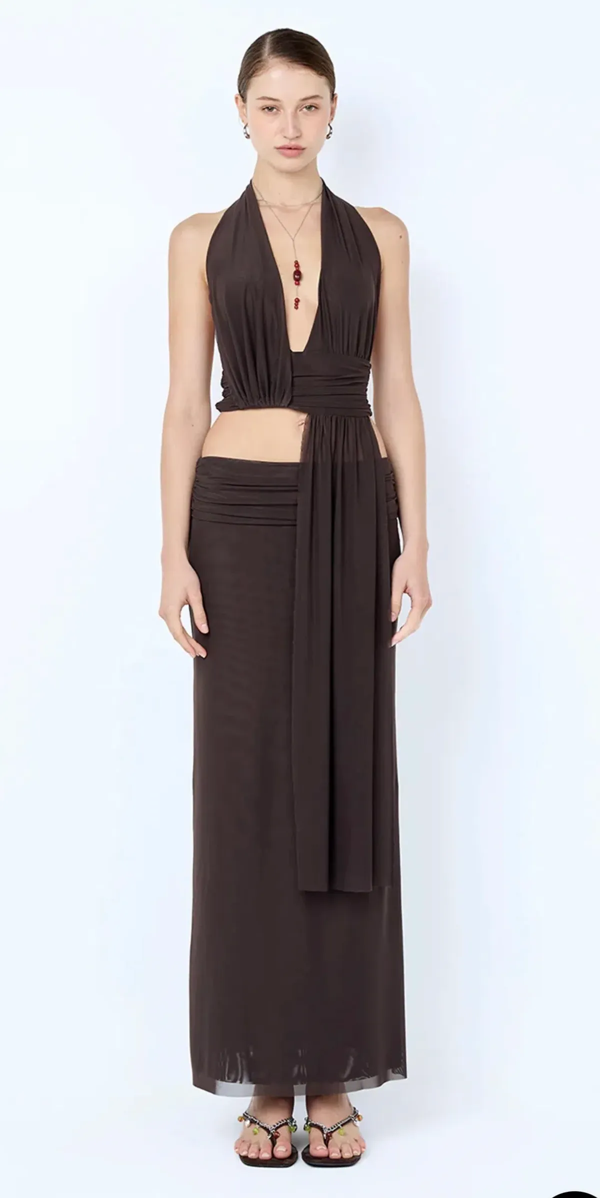 Bec and Bridge - Eva drape top and skirt set - Image 2