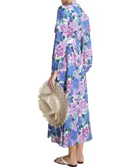 Zimmermann Poppy Plunge Midi Dress Size 3 AU 14 for rent on The Volte - image 2