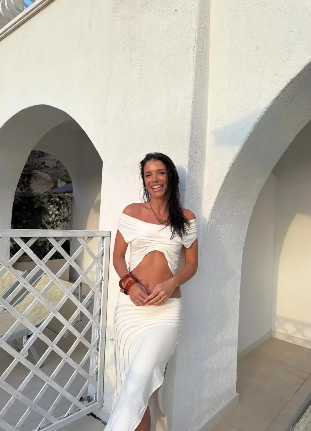 Koster Kulture Inka Top and Skirt Set in White Ivory Size S / 8 AU - Image 9