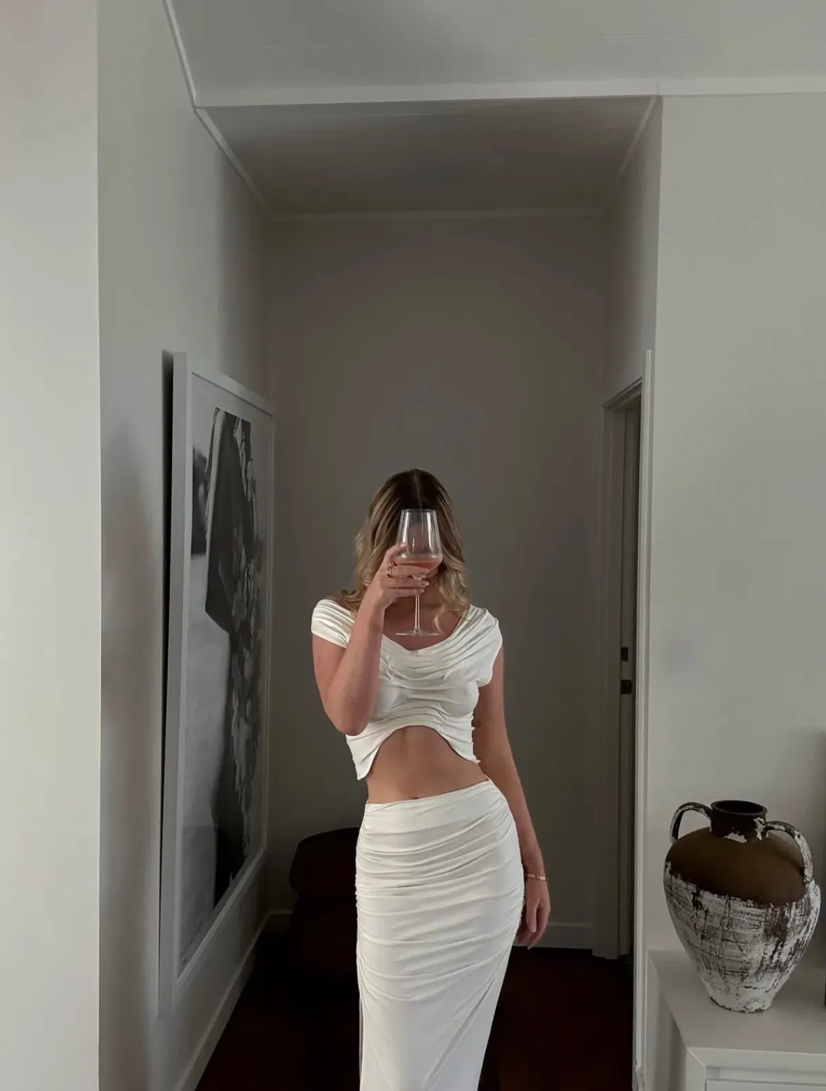 Koster Kulture Inka Top and Skirt Set in White Ivory Size S / 8 AU - Image 15