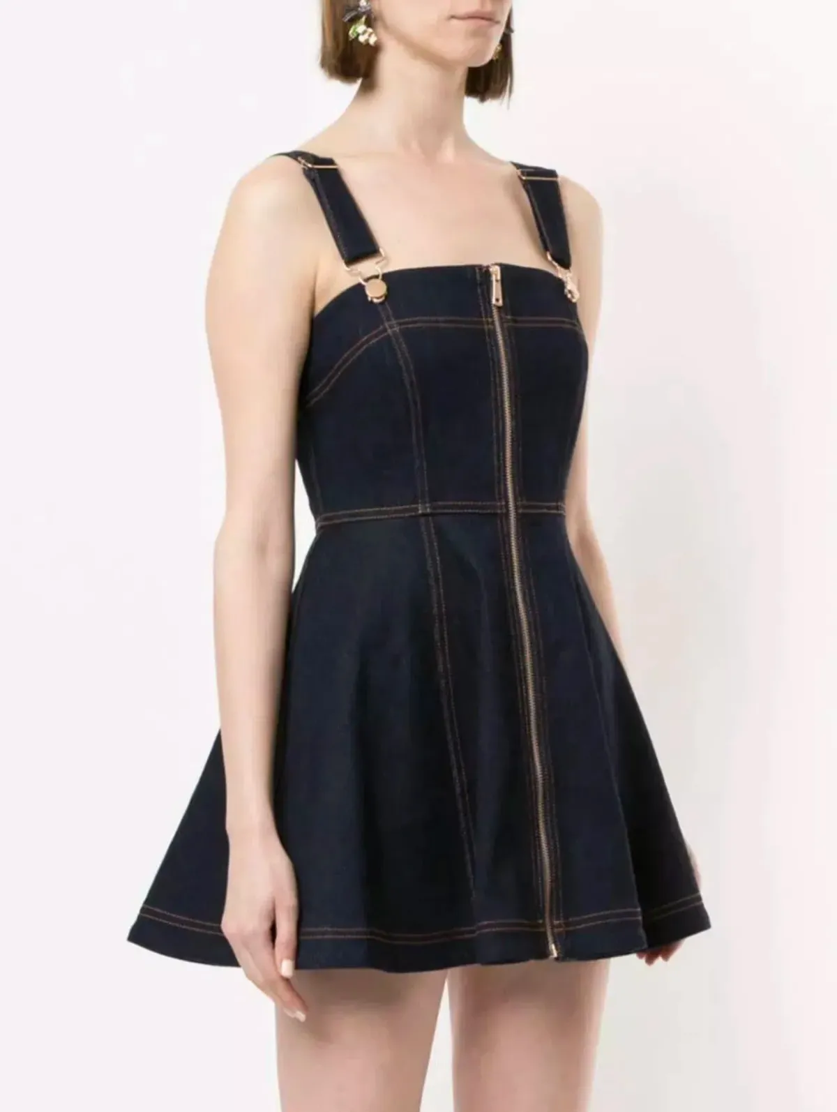 Alice McCALL Azure Denim Mini Dress Size AU 8 / S for rent on The Volte - main image