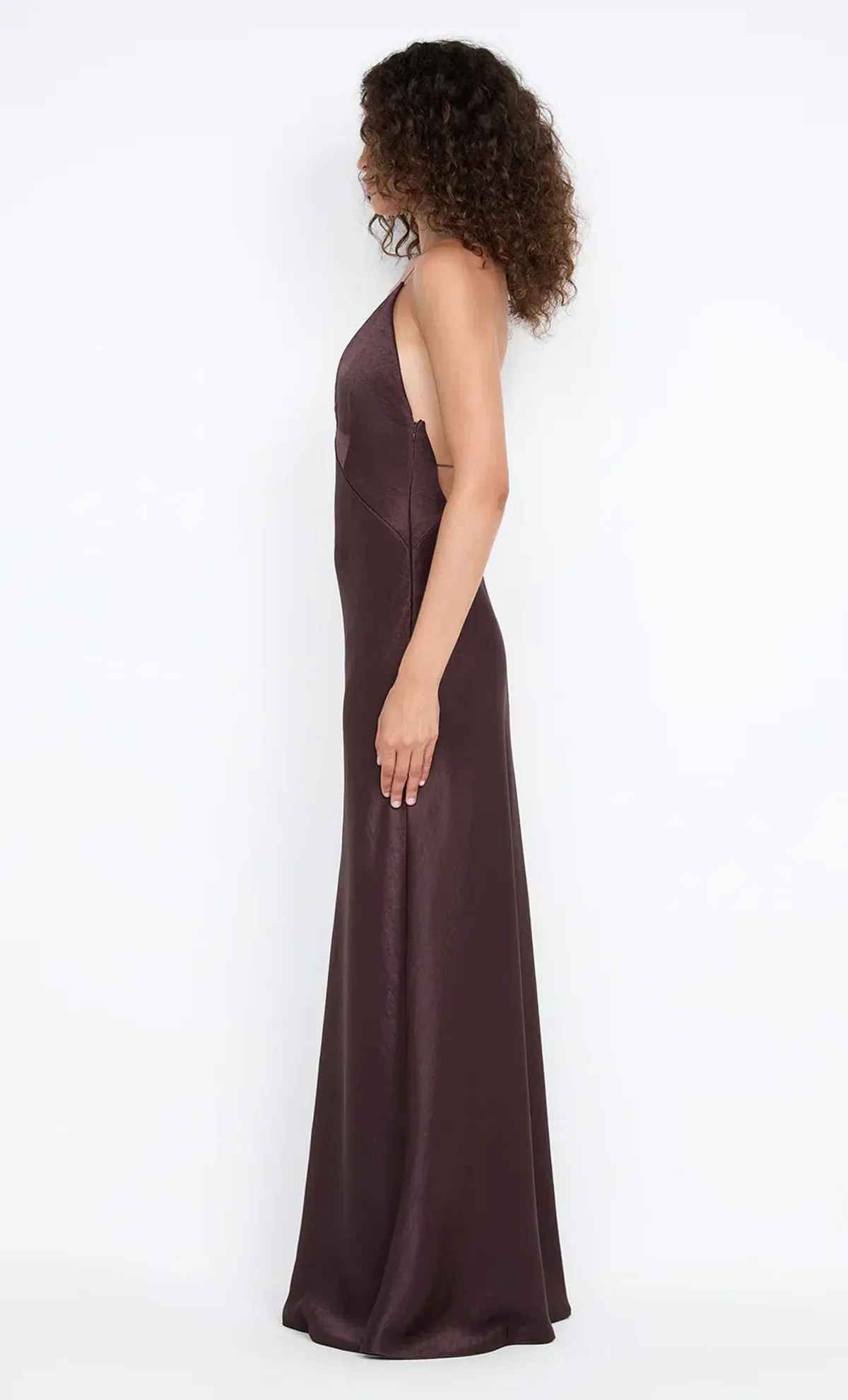 bec and bridge ARIAHN MAXI DRESS in dark chocolate size 6 - Image 3