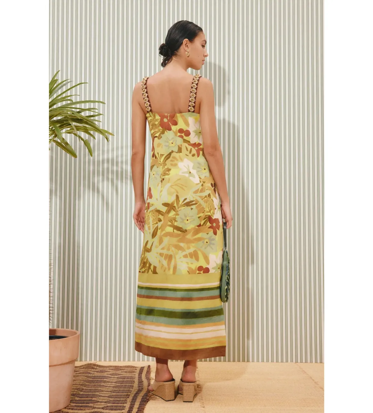 Alemais Maxi Midi Dress in Print Size AU8 - Image 2