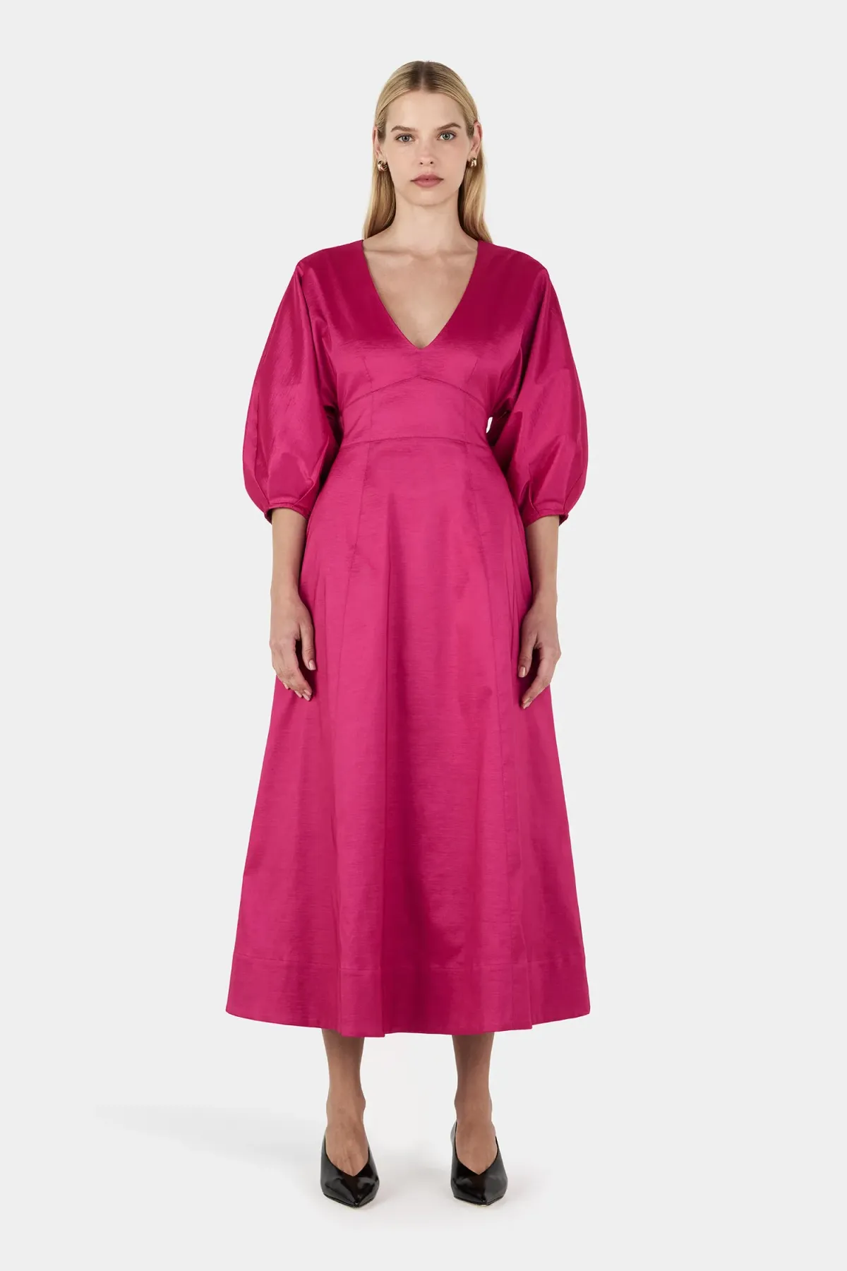 Hansen And Gretel Penelope Dress Magenta Pink Size 10 - Image 1