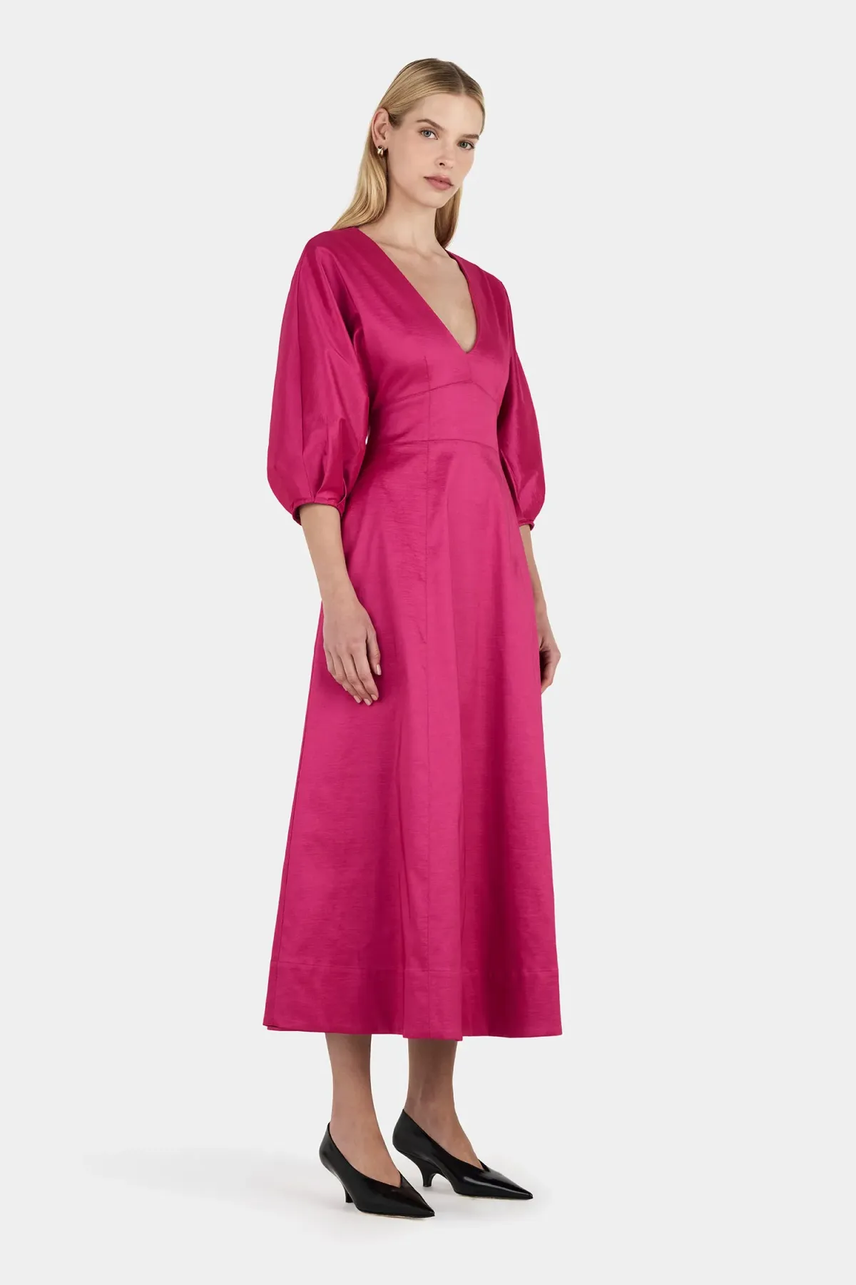 Hansen And Gretel Penelope Dress Magenta Pink Size 10 - Image 3