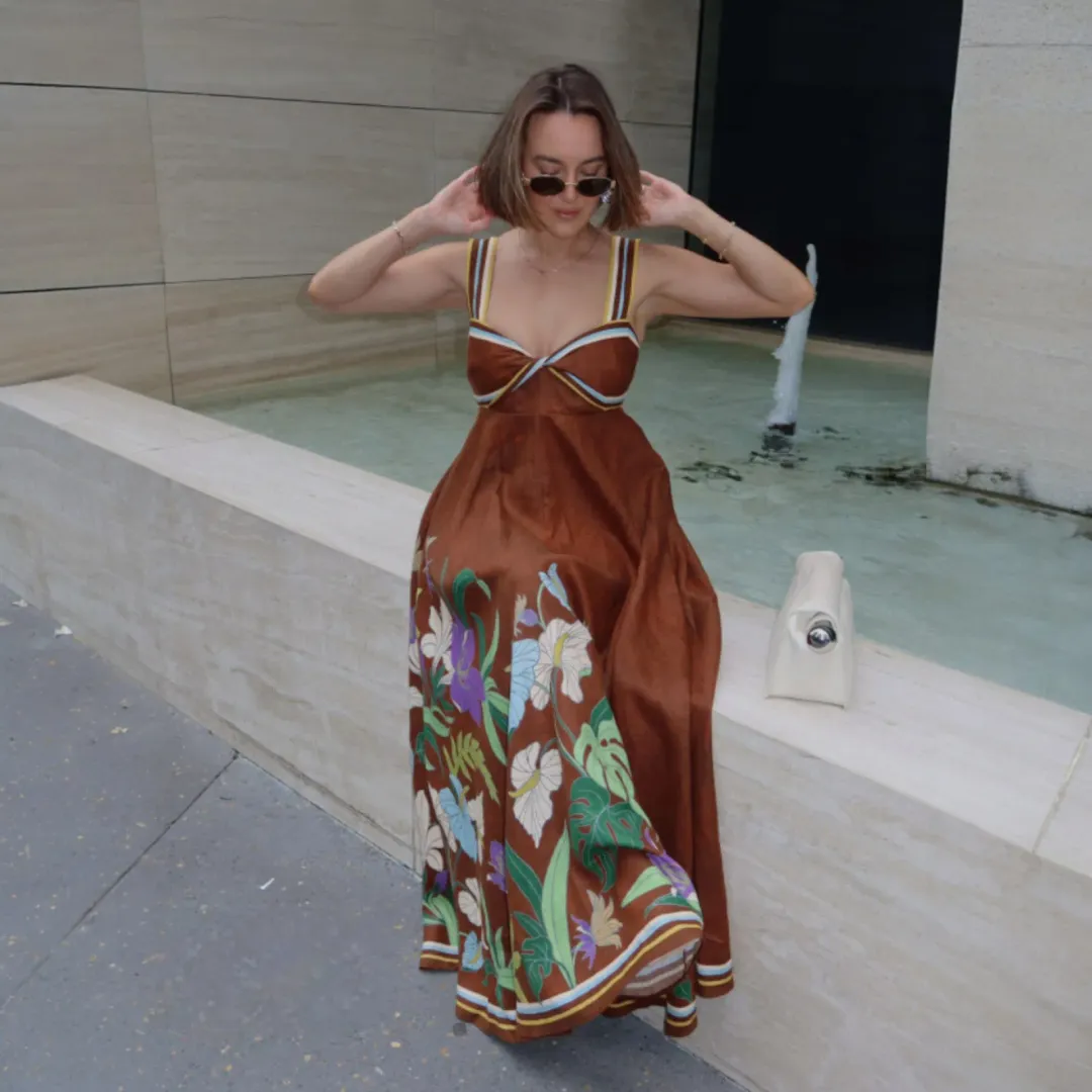 Alemais Alfie Twist Sundress Size 8 for rent on The Volte - main image