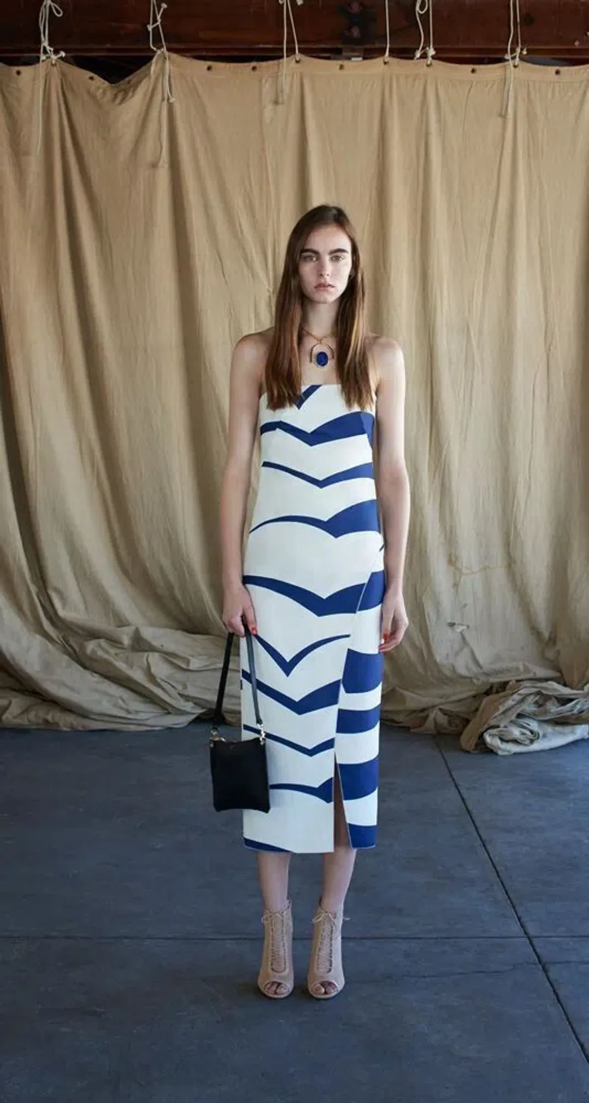 Scanlan Theodore Abstract Print Midi Dress | Size AU 6 - Image 2
