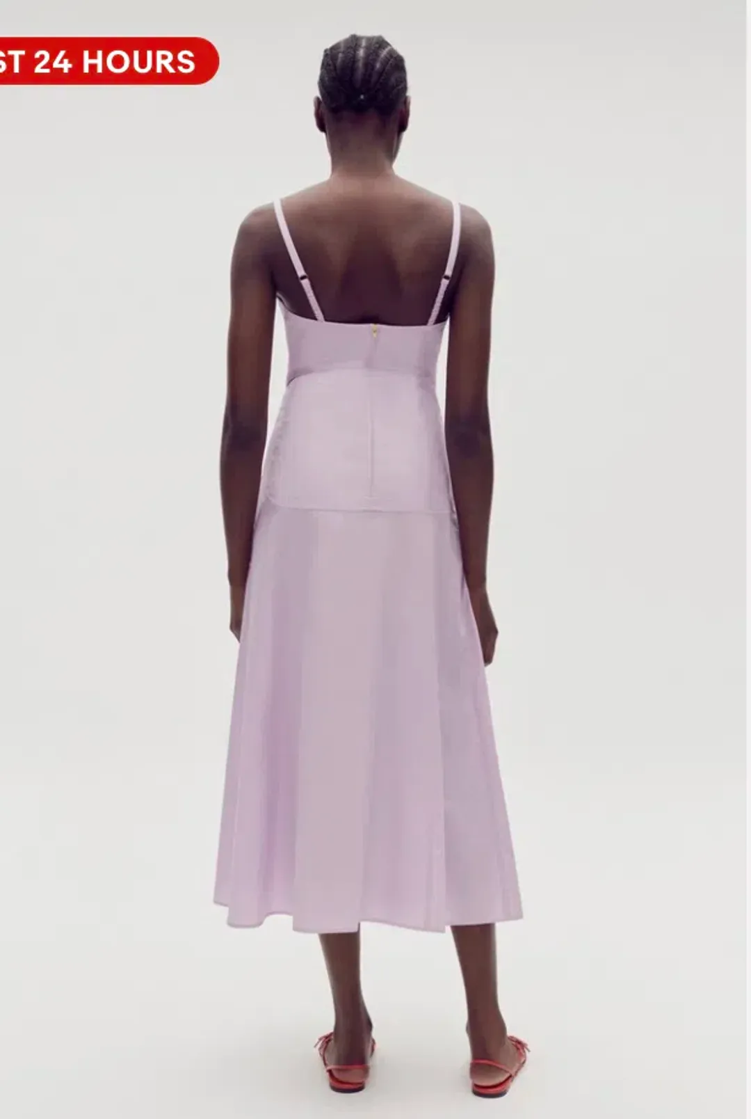 Oroton Poplin Sundress Lilac size Aus 6 for rent on The Volte - main image