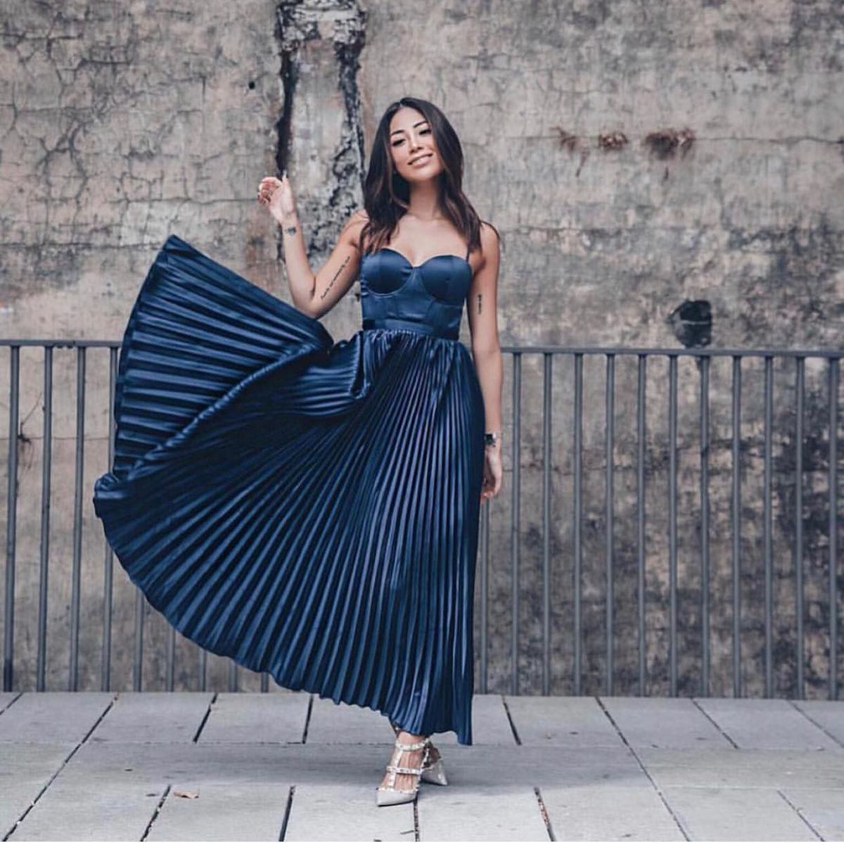 Elle Zeitoune Navy Milan Dress Size 10 - Image 2