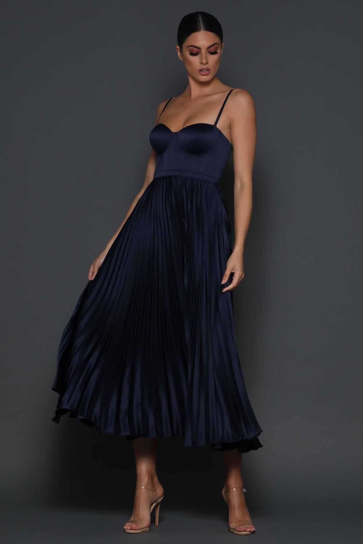 Elle Zeitoune Navy Milan Dress Size 10 - Image 1