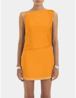 Sir The Label Isla Mini Dress Orange Size 6 for rent on The Volte - image 2