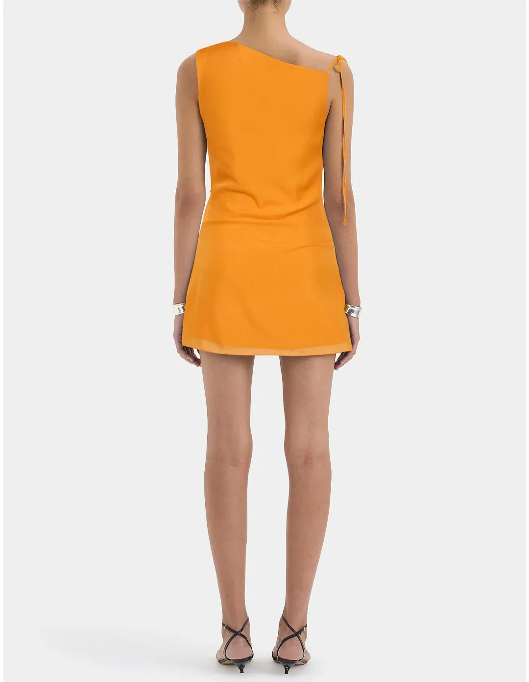 Sir The Label Isla Mini Dress Orange Size 6 for rent on The Volte - main image