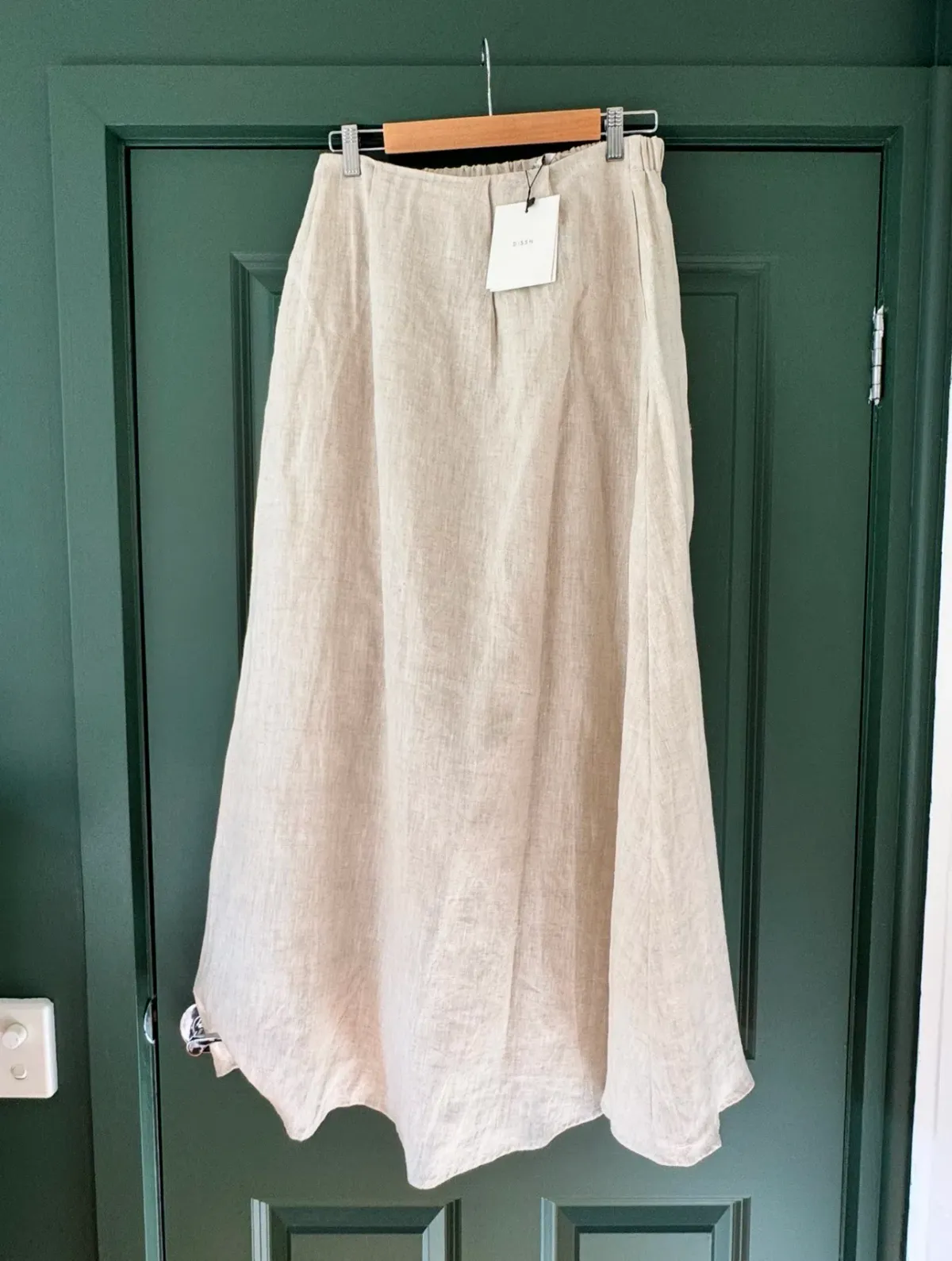DIISH Natural Linen Skirt and Top Set. Size 10/12 - Image 3
