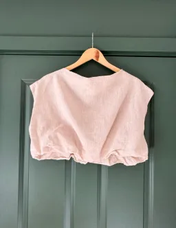 DIISH Natural Linen Skirt and Top Set. Size 10/12 for rent on The Volte - image 2