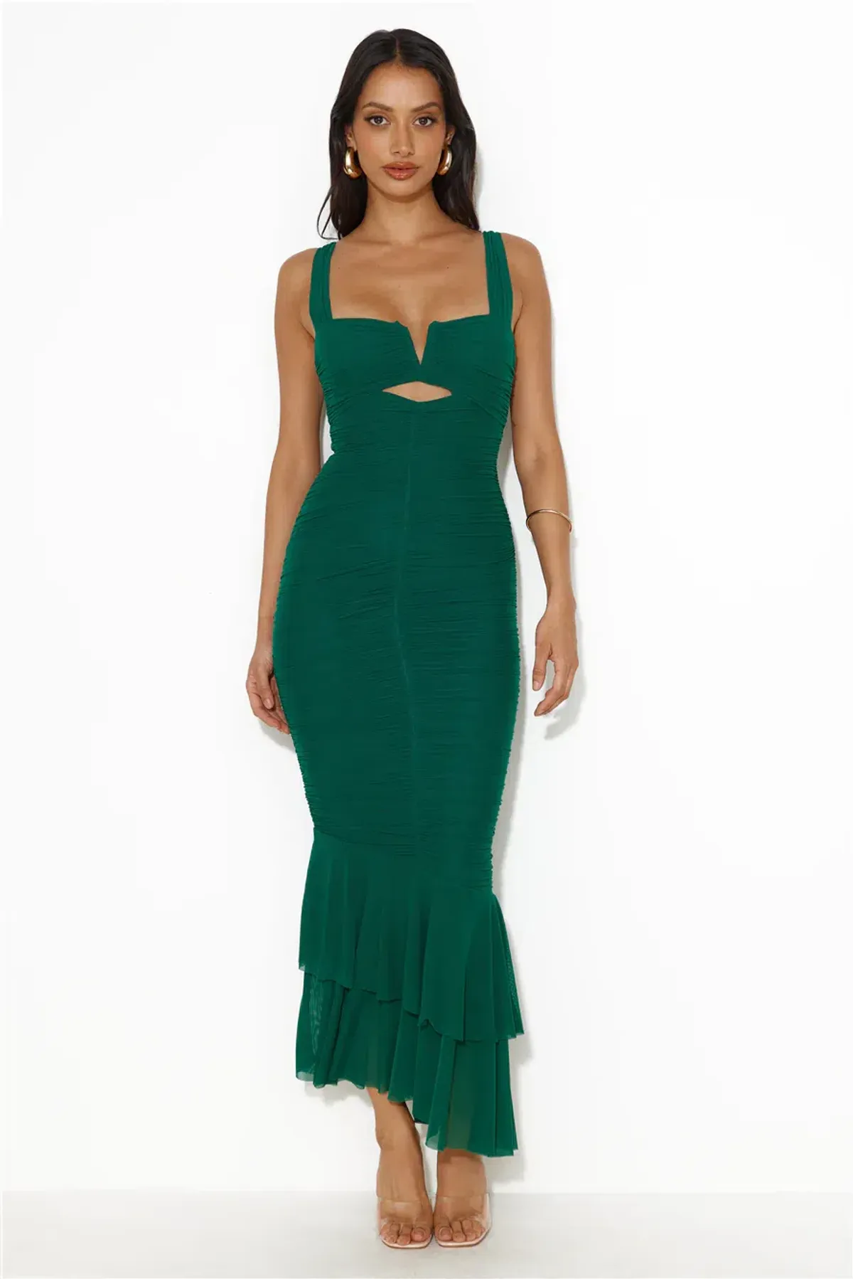 Here Comes the Sun Party Pal Maxi dress in emerald green size 6 XS - Image 2