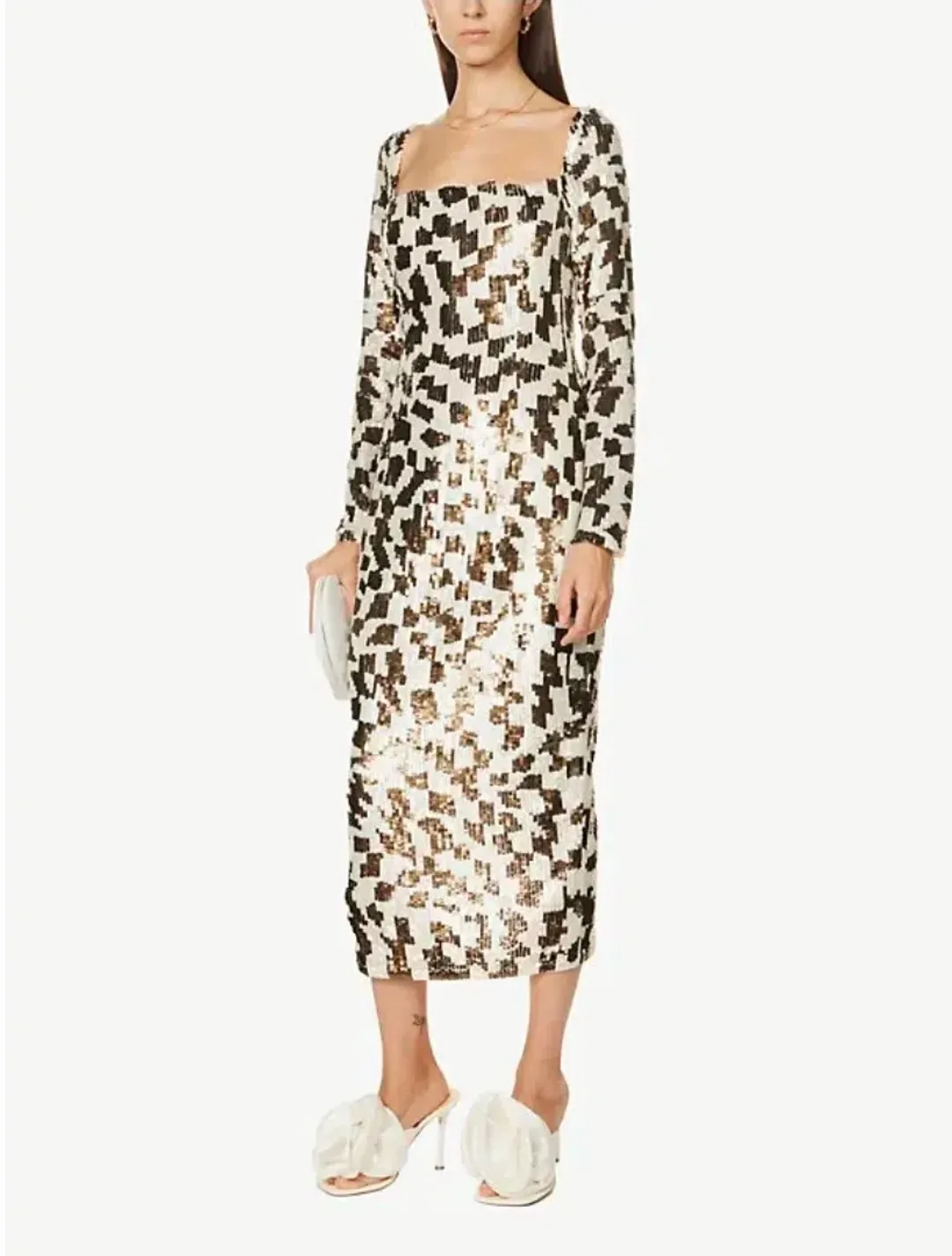 Rachel Gilbert Teddi Gown Brown 3/AU12 for rent on The Volte - main image