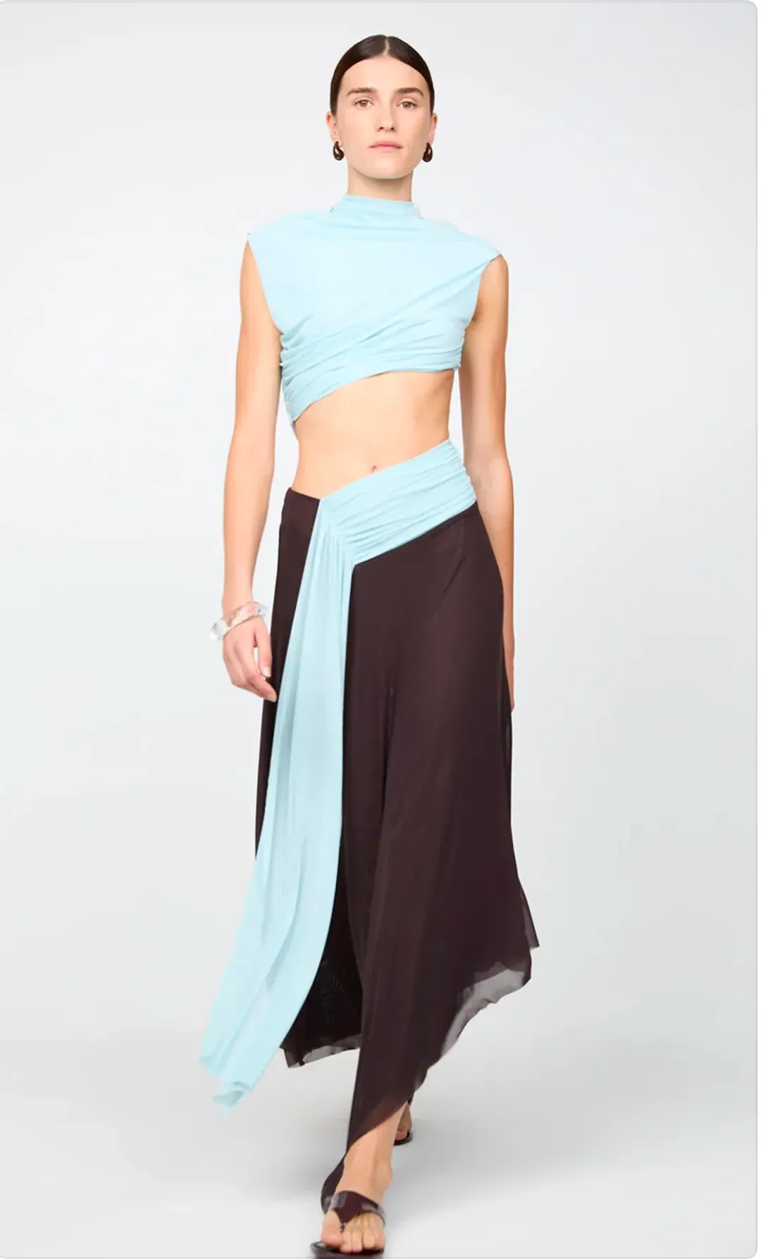 Bec and Bridge Conni Asym Midi Dress Size 10 for rent on The Volte - main image