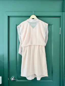 Elliatt Mini Blush Dress - Size S/ 8 for rent on The Volte - image 1