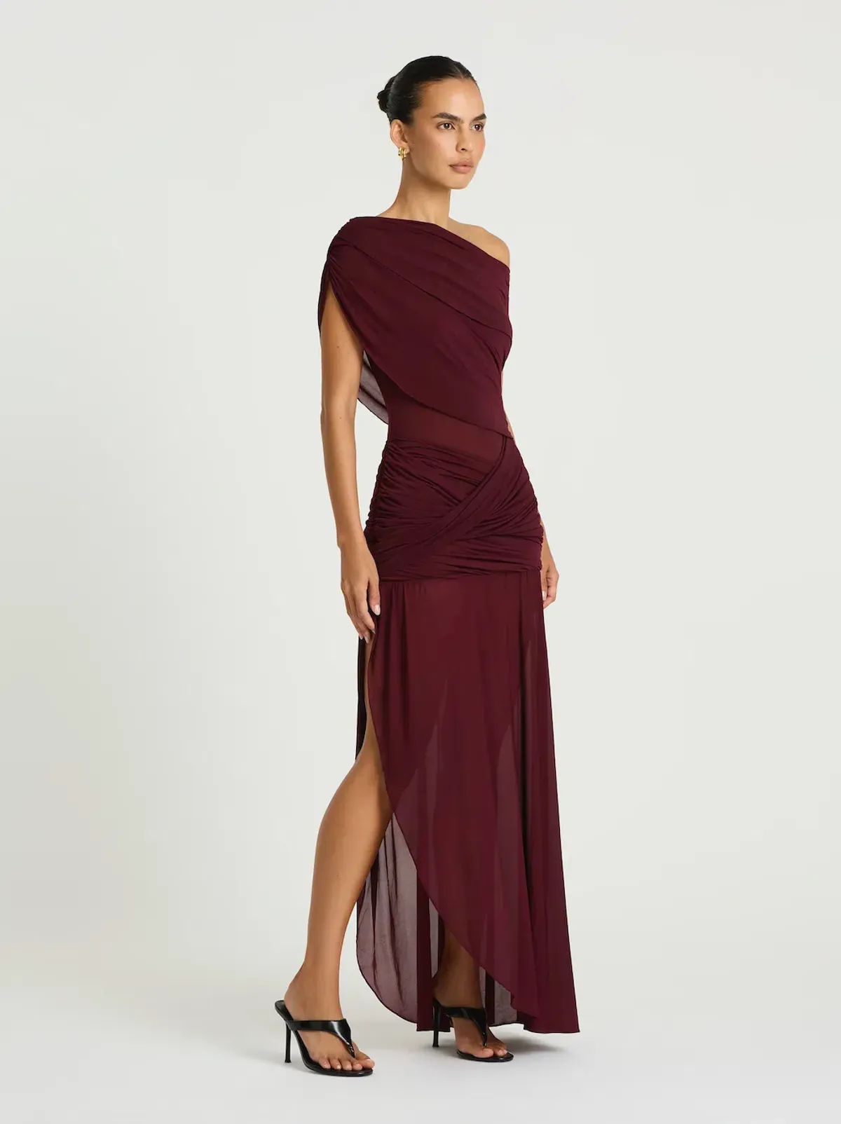 OTTO MAXI DRESS | PLUM - SIZE 8 - Image 2