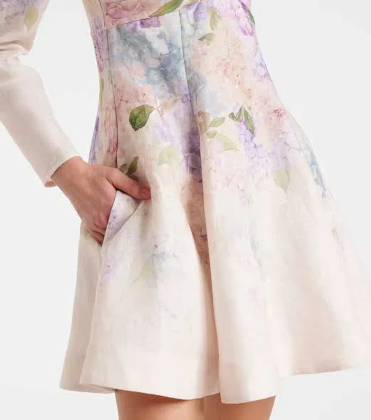 Zimmermann Dawning puff sleeve mini size 2 - Image 4